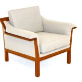 Fauteuil en teck, Suède, 1960