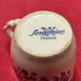 Sarreguemines cups and saucers