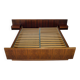 Danish Rosewood Bed By Sannemans, 1970s.