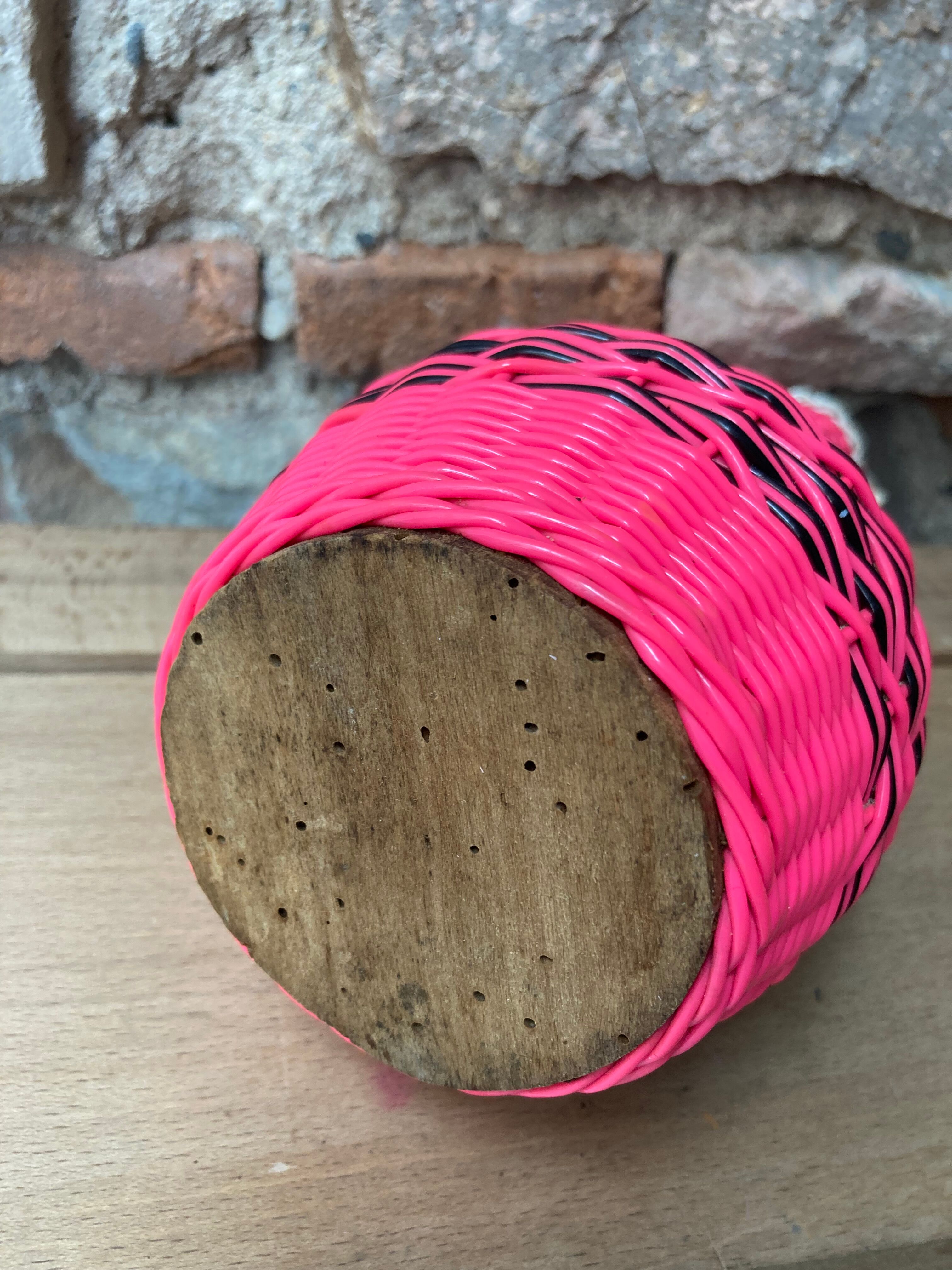 Bottle scoubidou pink neon 60s