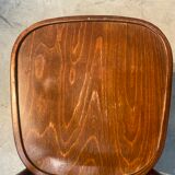 Set of 5 wooden bar chairs