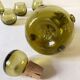 Blown glass liqueur carafe and its 4 small glasses