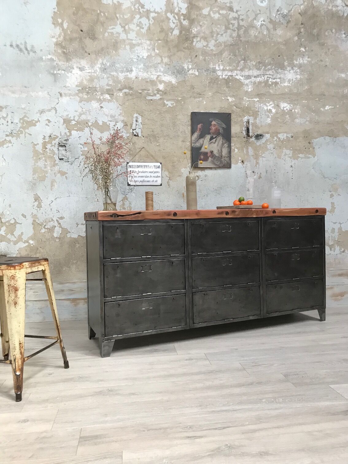 Industrial sideboard