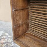 Old Burmese teak shop counter
