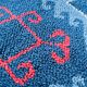 Tapis vintage Bleu