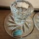 Pair of crystal candlesticks