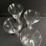 4 verres coniques