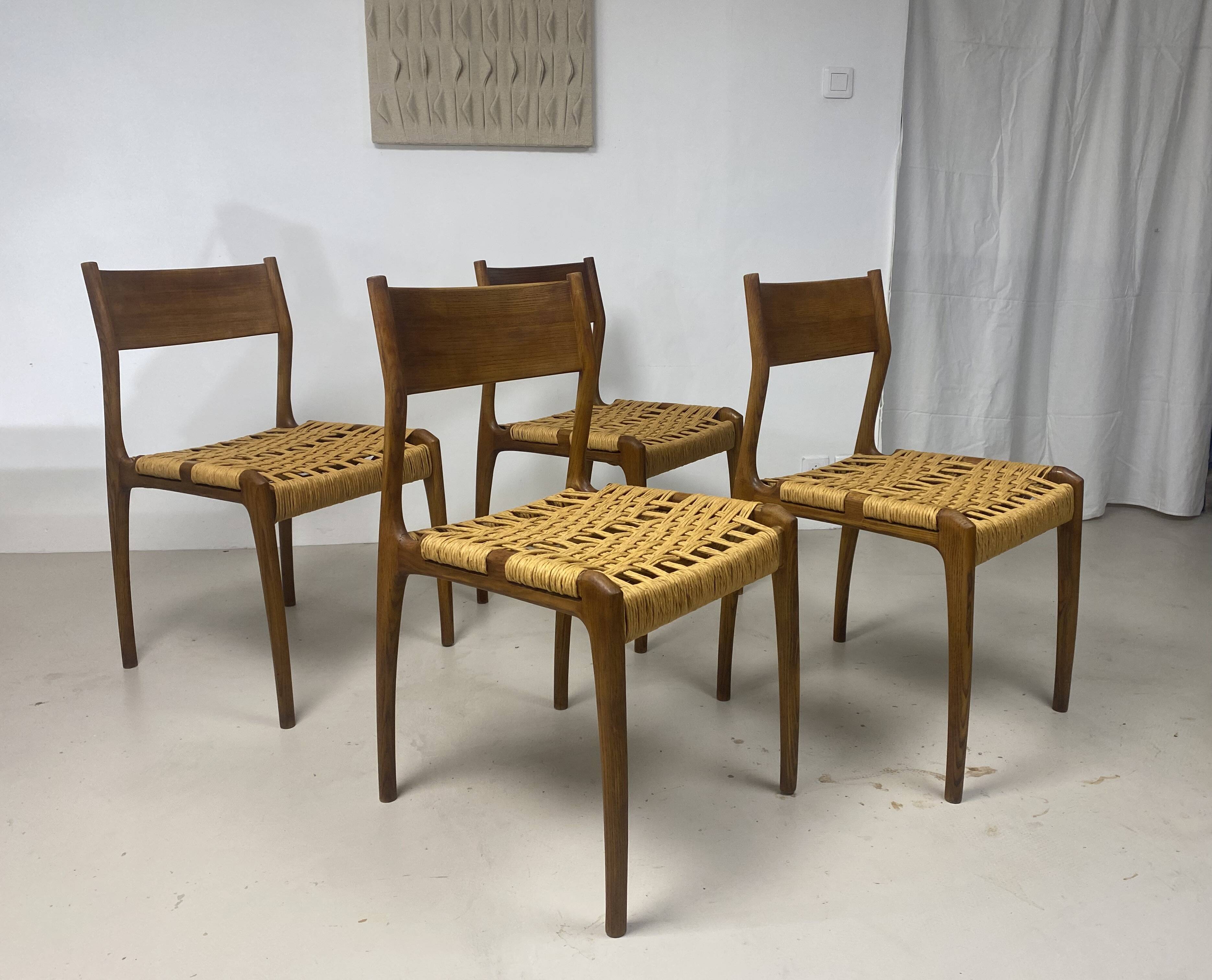 Set of 4 Havana chairs – Gessef, Consorzio Sedie Friuli.