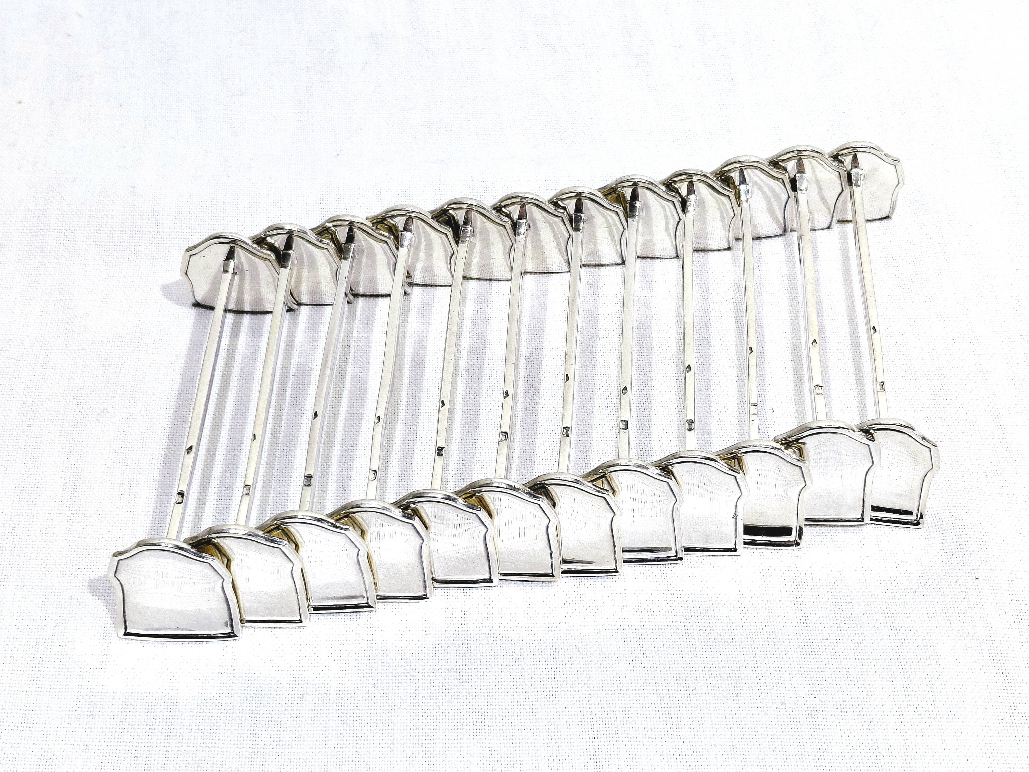 Savary - 12 silver knives