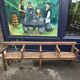 Children's wooden bench