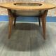 Vintage round coffee table, 1950s