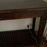 Full wood console wenge color