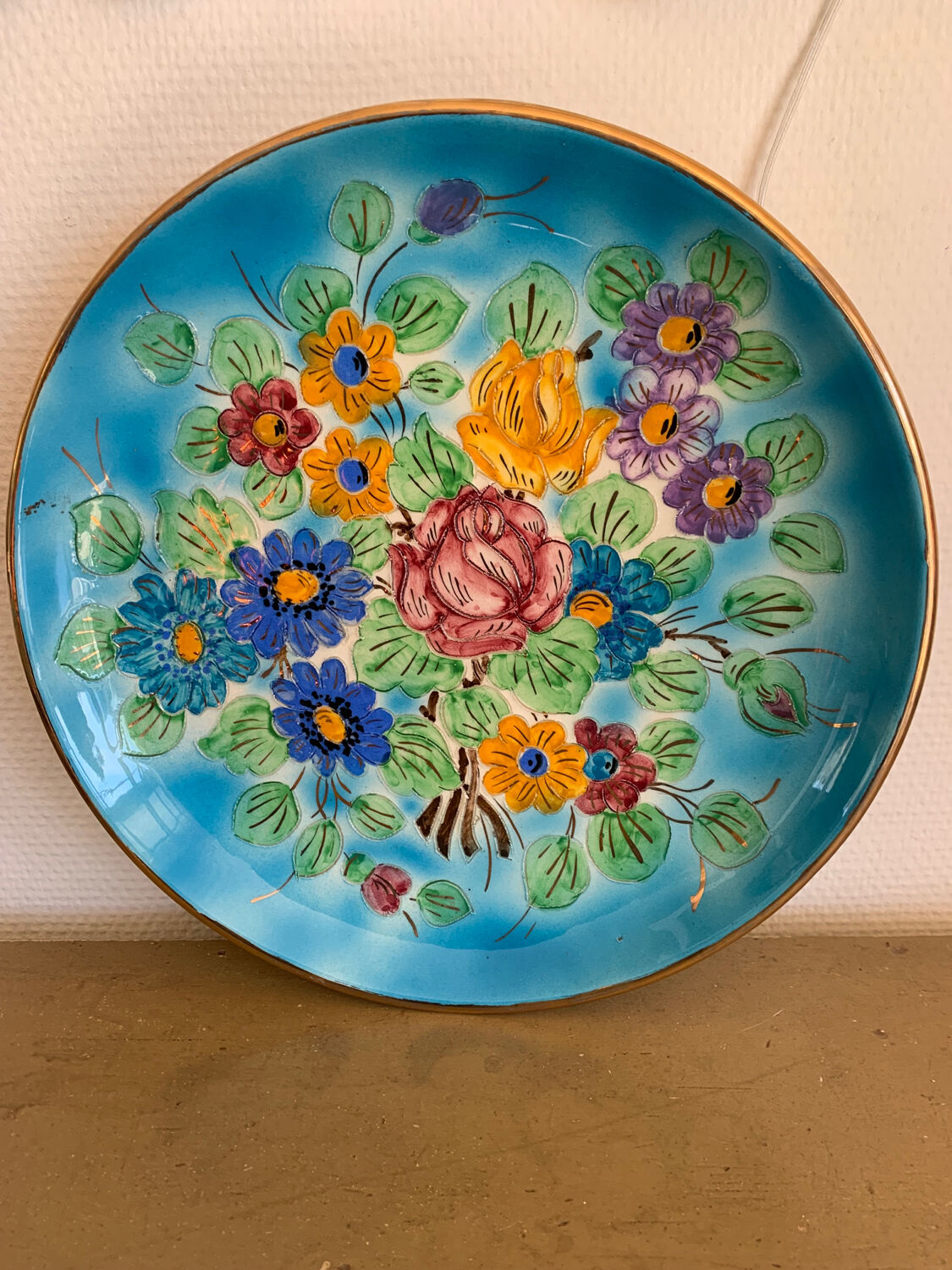 Vintage Cérart Monaco ceramic dish