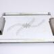 Tray mirror vintage removable handles