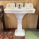 Lavabo sur pied début XXème