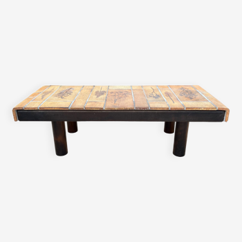 Roger Capron ceramic coffee table