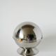 Stainless steel sugar bowl, silver & gold, Design, 1970