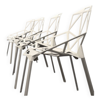 Lot de chaises Chair One Magis empilables – Konstantin Grcic