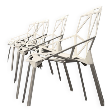 Lot de chaises Chair One Magis empilables – Konstantin Grcic