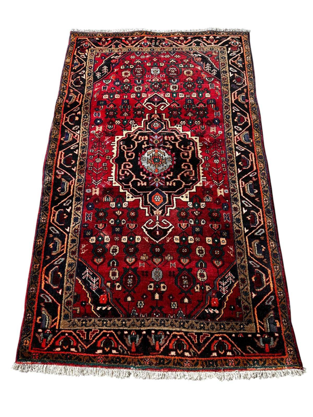 Handmade Hamadan rug 125cm x 210cm