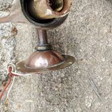 Pair of vintage 50s copper and metal wall lights