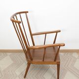 Fan armchairs signed armchair baumann