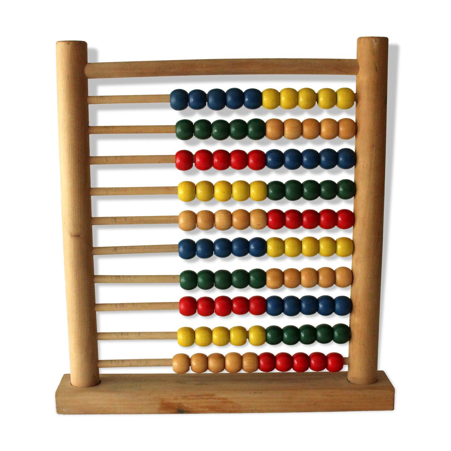 Abacus - made of wood - stand alone - vintage from the 1980s