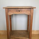 Side piece of furniture at the end of a sofa on 2 levels, 20th century