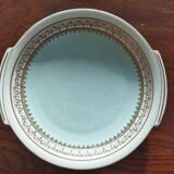 Platter and 11 dessert plates in Chapus Frères Limoges porcelain