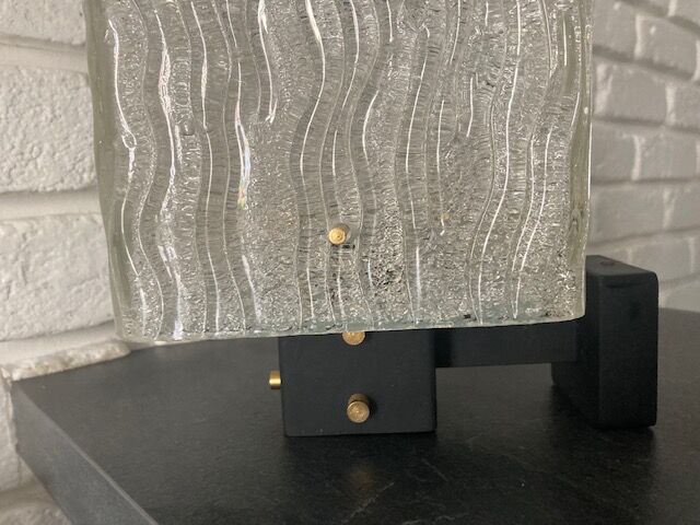 Arlus chandelier and wall lights 1960