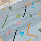 Handmade moroccan berber carpet 208 x 149 cm