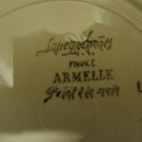 Lot of 6 plates Sarreguemines