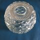 Round art deco globe in worked white glass