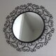 Chaty Valauris round sun mirror - Ø47