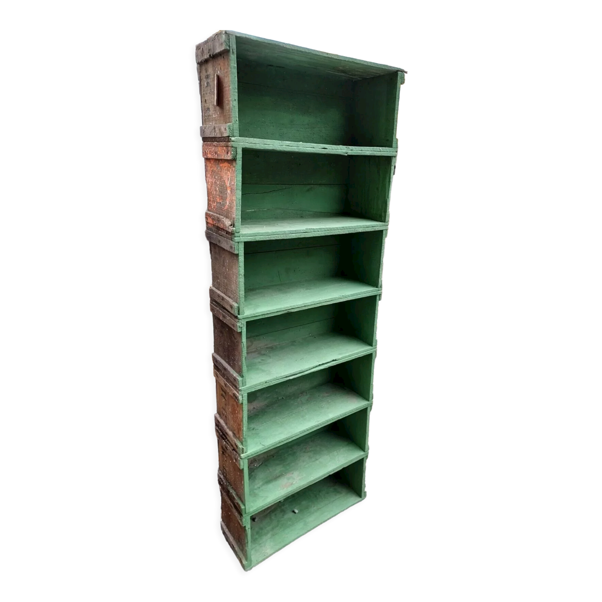 Wooden workshop furniture shelf