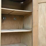 Vintage wooden wardrobe from 1940.