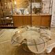 Rattan flower coffee table