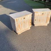 2 German bedside tables