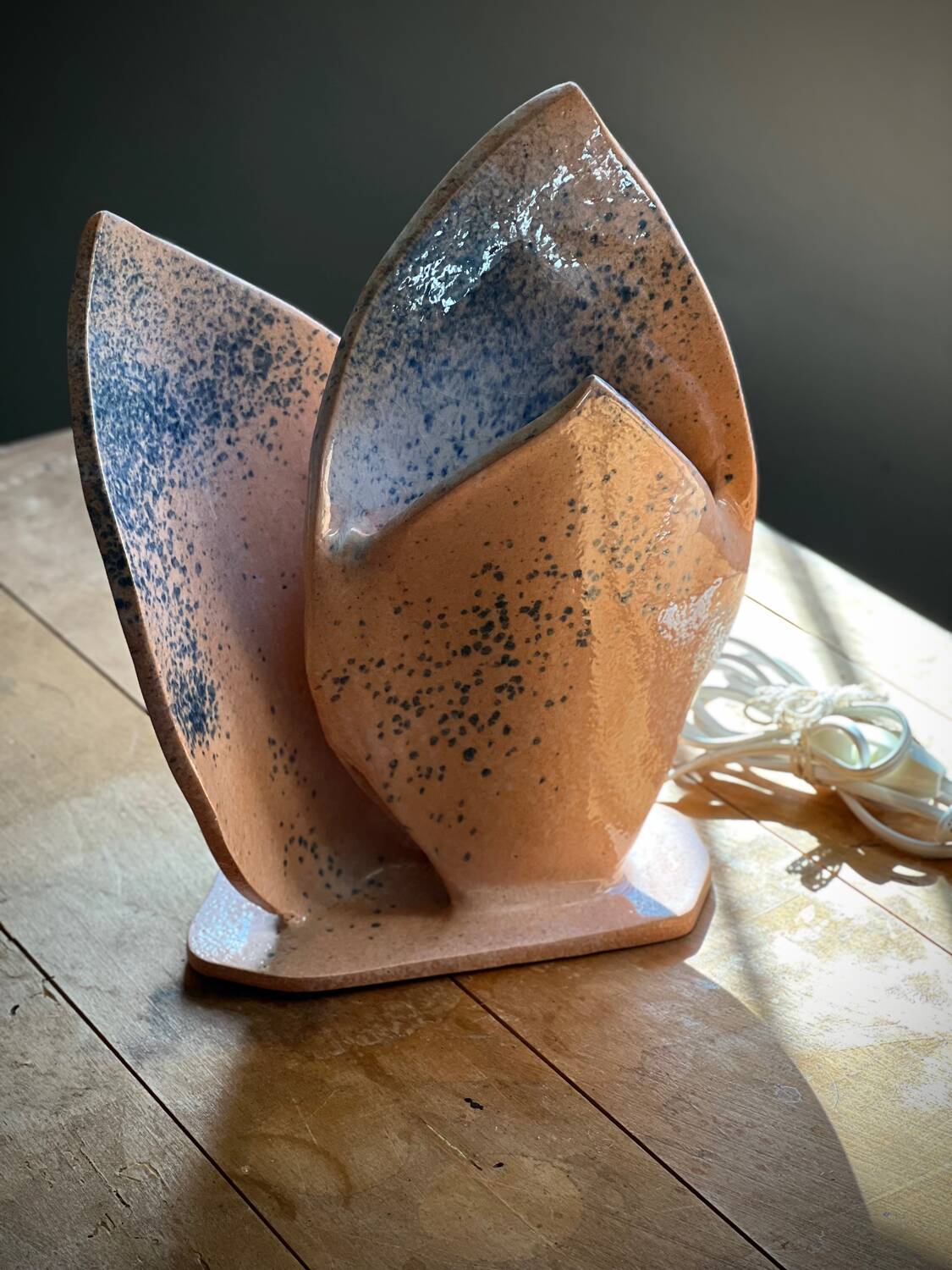 Modern/contemporary handmade ceramic lamp