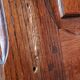 Entrance hall wardrobe in solid oak, pegged, circa 1940.