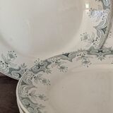 Earthenware plates L. Bourgeois Paris early 20th century