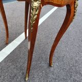 Old marquetry table Louis XV style
