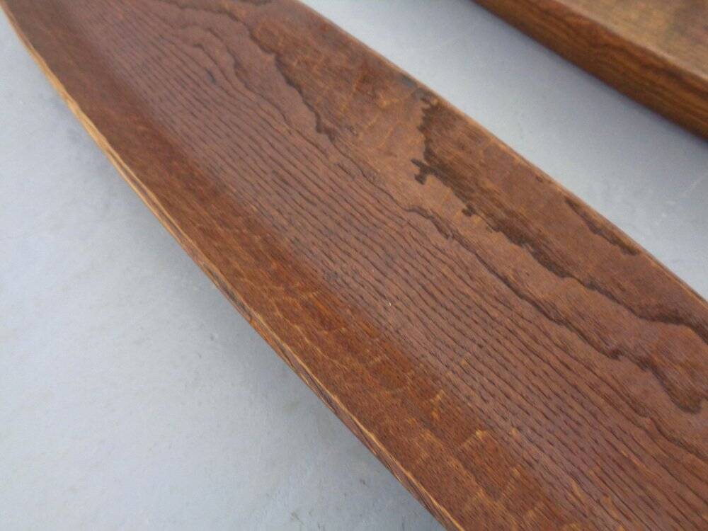 Large Italian Wooden Bowls by Fulgenzi, 1960s, Set of 2