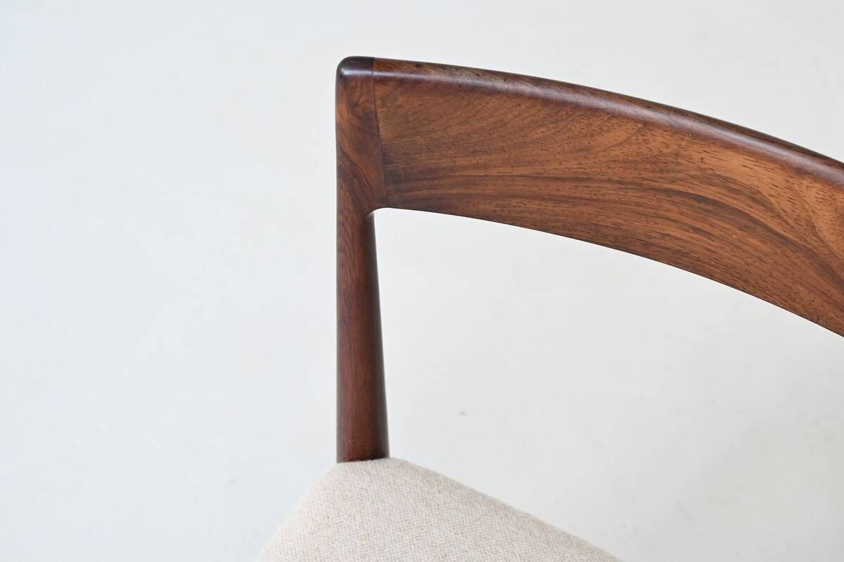 Kai Kristiansen set of twelve dining chairs rosewood Fritz Hansen Denmark 1961