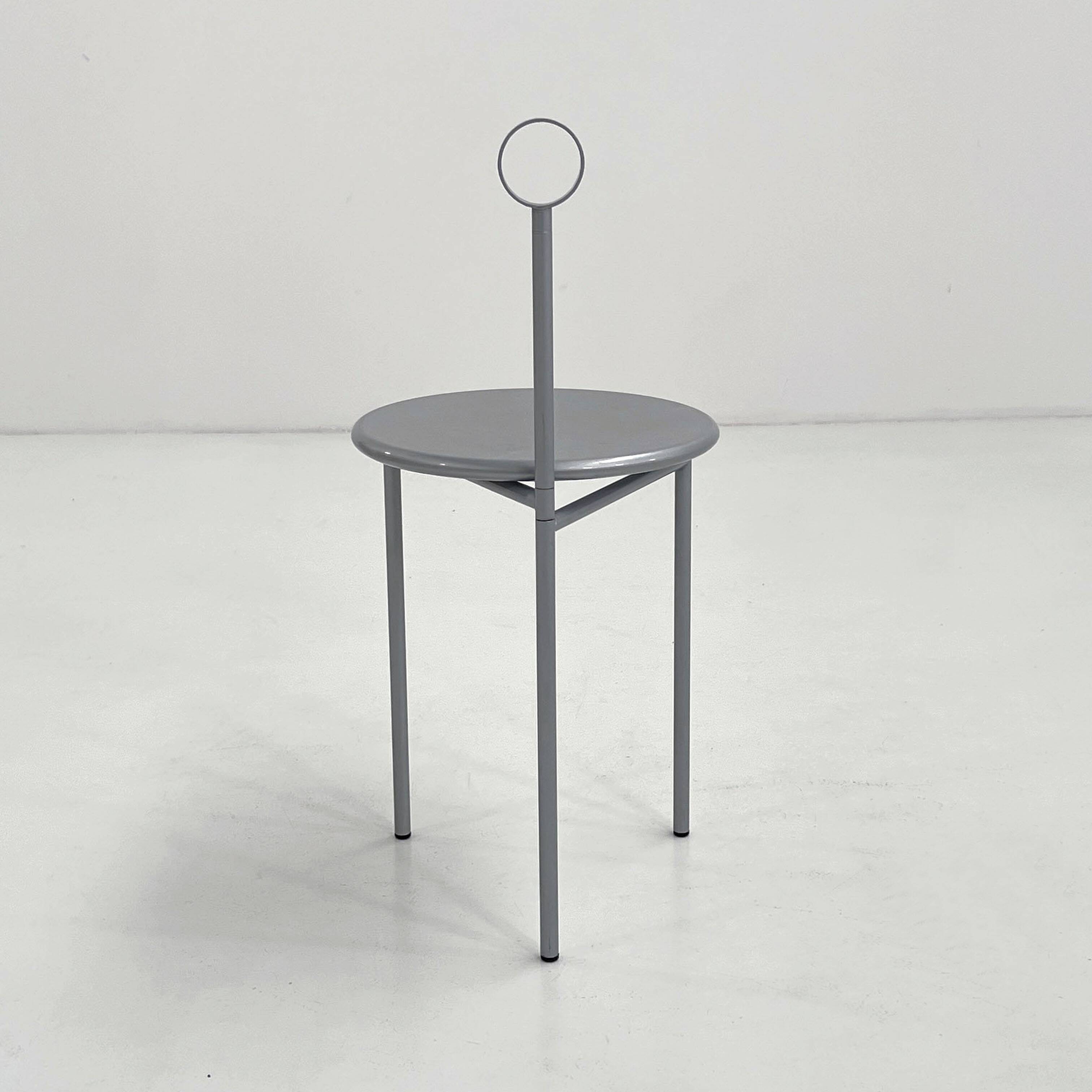 Chaise Mickville Grise par Philippe Starck pour Driade, 1985