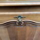 Louis XV buffet TV bar with mirror in solid wood