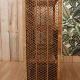 Braided rattan buffet
