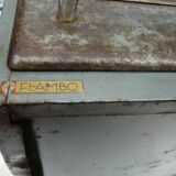 4-drawer industrial metal loft furniture from the 1970s, brand FLAMBO.