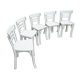 Series of 5 Baumann bistro chairs