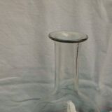 Chiseled crystal carafe stamped belgium